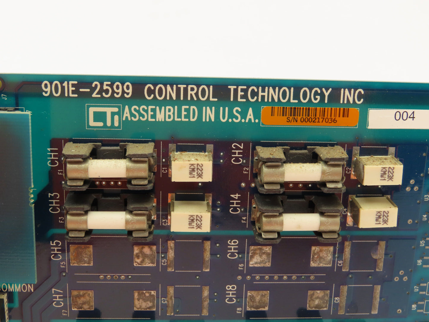 Control Technology Inc. 901E-2599 Output Module 240VAC 2.5A 8/16 Point AC Output