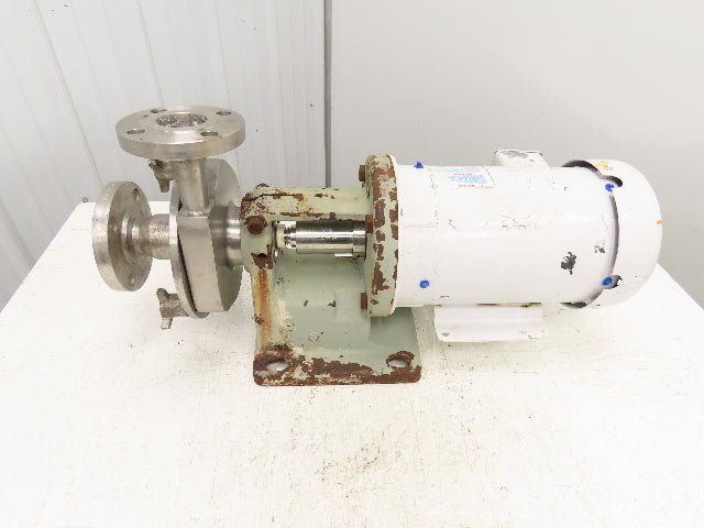 Fristam FP722-135 Stainless Centrifugal Pump 2"x1.5" Flanged 5Hp 460V FP-Series