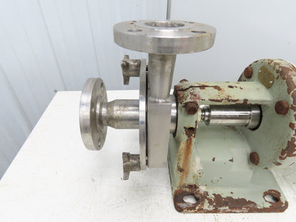 Fristam FP722-135 Stainless Centrifugal Pump 2"x1.5" Flanged 5Hp 460V FP-Series