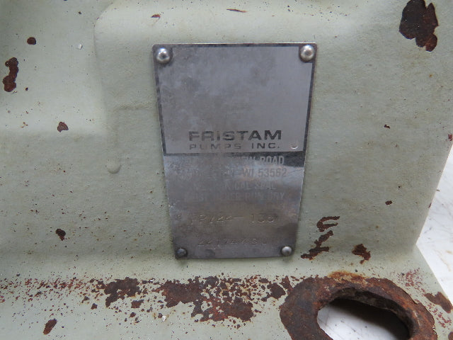 Fristam FP722-135 Stainless Centrifugal Pump 2"x1.5" Flanged 5Hp 460V FP-Series