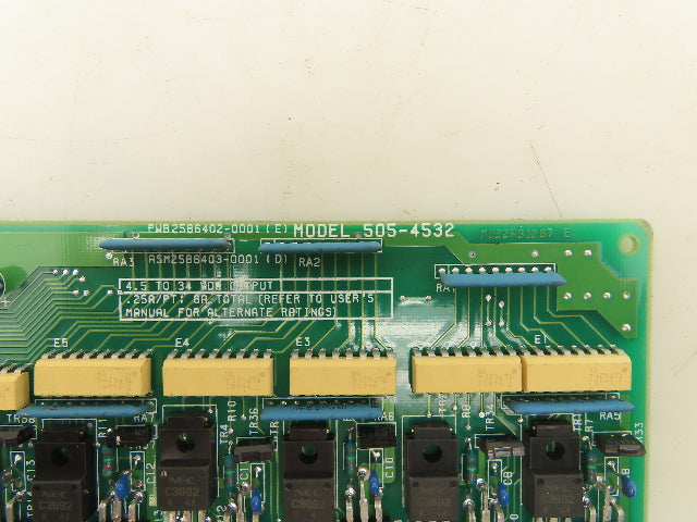 Siemens 505-4532 Output Module 1/2A DC Output Lot Of 4