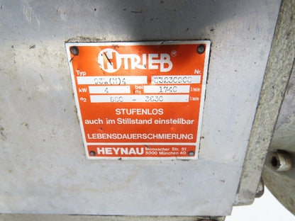 Heynau 93WM4 H-Trieb Variable Speed Drive Manual Gearbox 580-3630 RPM Output