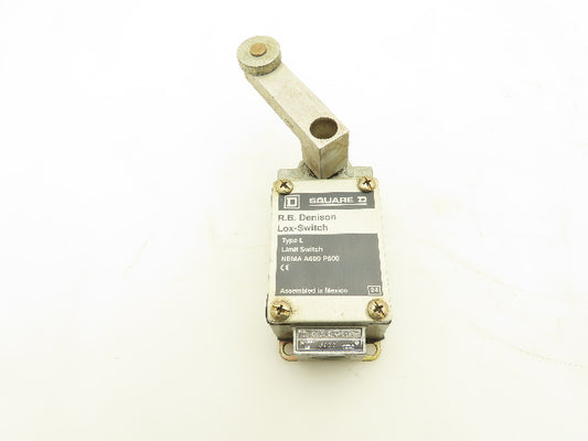 Square D L100WNCS2M34 Type L Limit Switch RB Denison Lox-Switch Series F