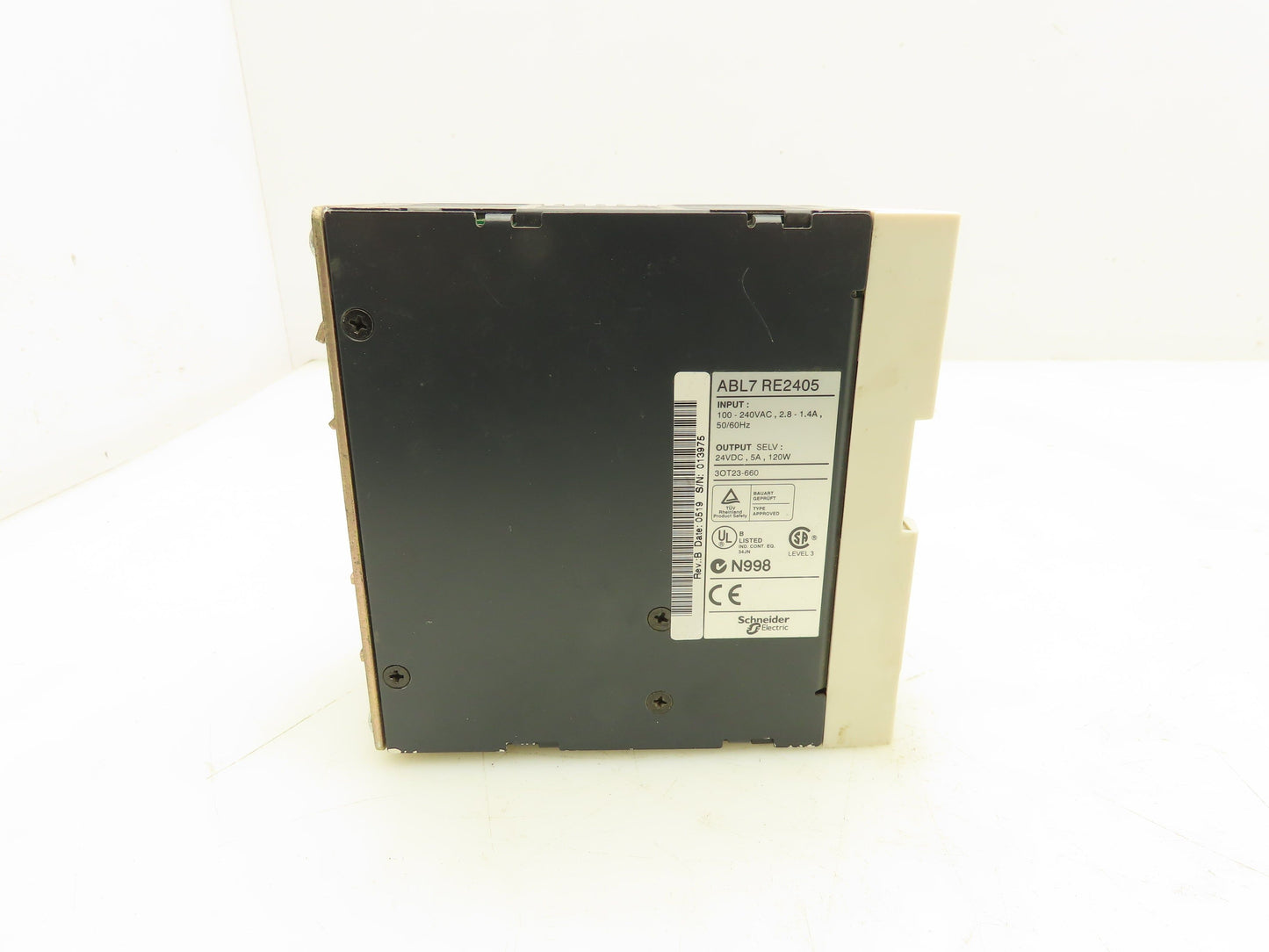 Schneider ABL7RE2405 Telemecanique Power Supply 100-240VAC 24VDC 5A