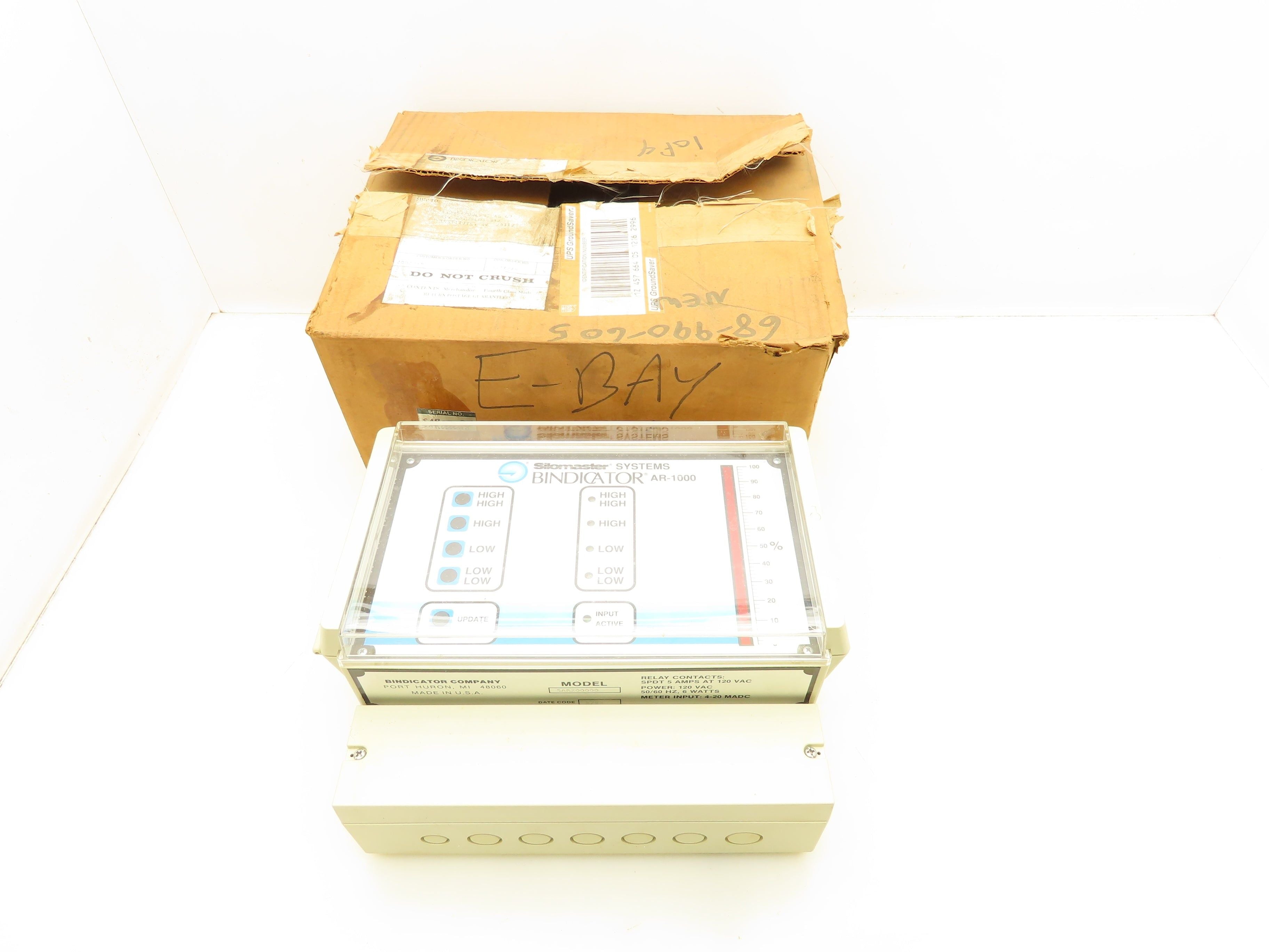 Silomaster Bindicator AR-1000 Level Sensor Indicator Panel SAR200000 ...