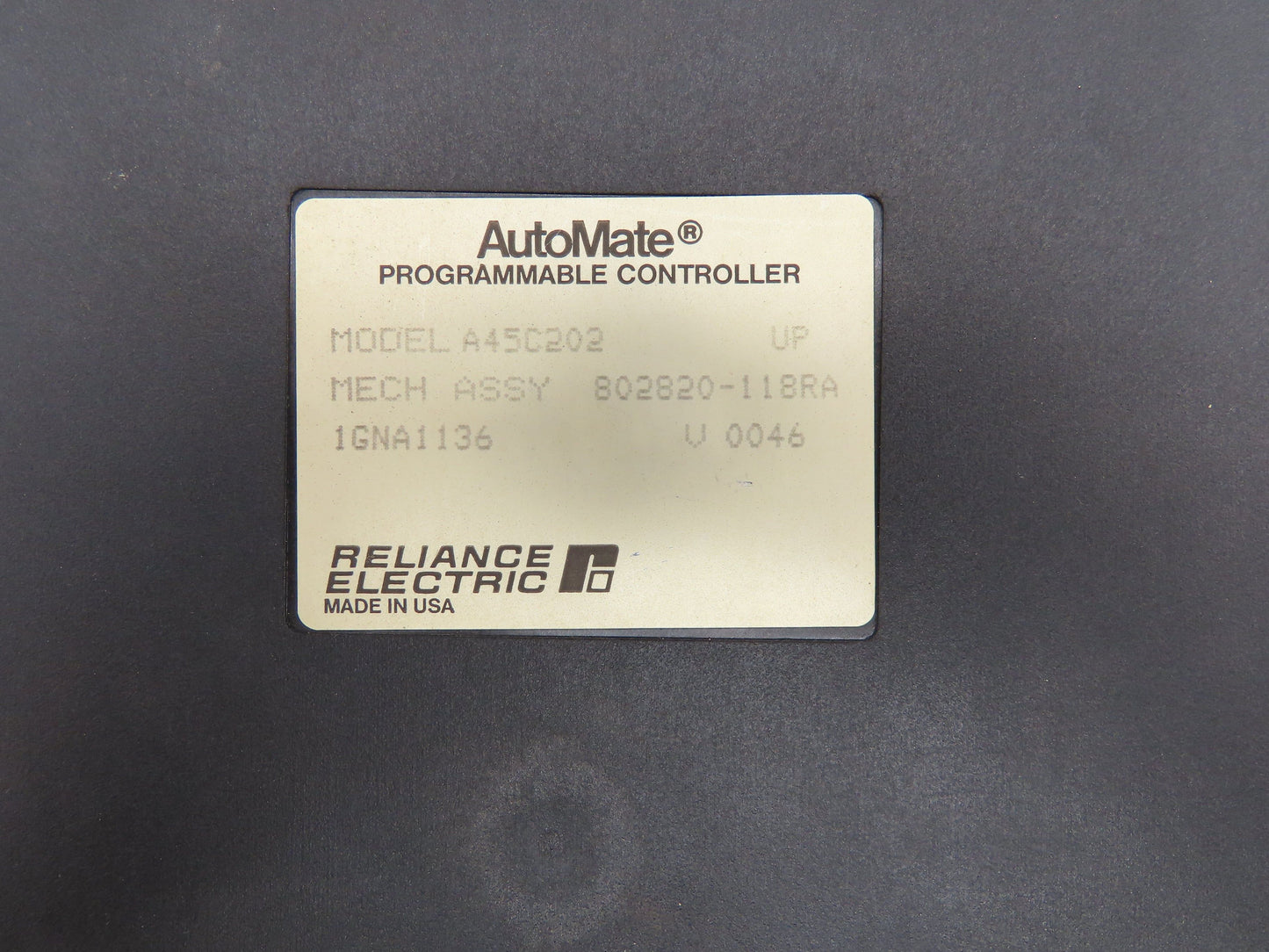 Reliance Electric A45C202 R-NET Processor Module Automate 33 Status LED