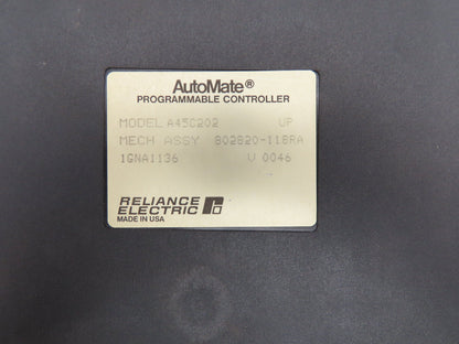 Reliance Electric A45C202 R-NET Processor Module Automate 33 Status LED