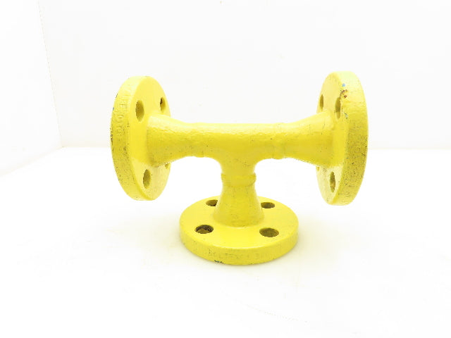 Boltex 3-Way Tee Fitting Valve 1" Flanged 4-Bolt Class 300