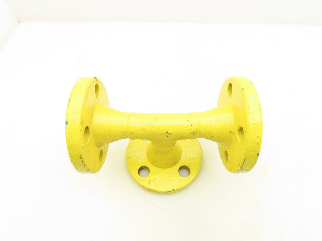 Boltex 3-Way Tee Fitting Valve 1" Flanged 4-Bolt Class 300