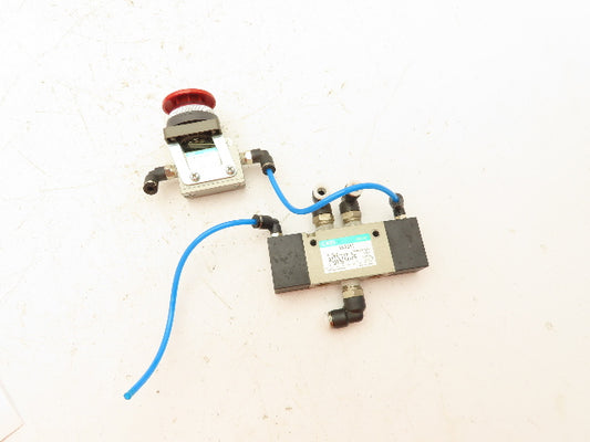 CKD 4KA321 Solenoid Valve 0-0.7 MPA With Pushbutton Valve