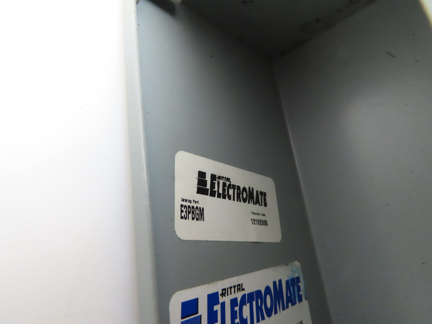 Rittal Electromate E3PBGM Industrial Control Panel Enclosure 3 Button