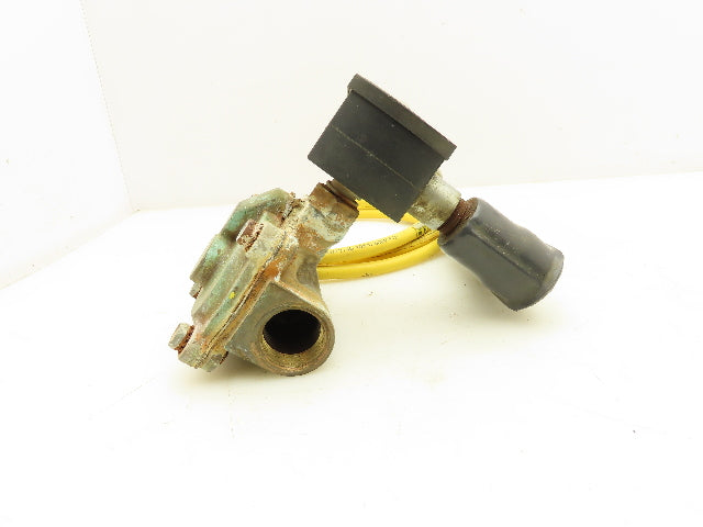 Asco Red Hat II EF8210G014 Brass Solenoid Valve 2-Way 1" NPT 120V Normally Open