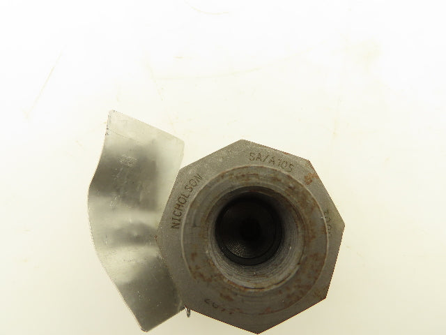 Nicholson Steam Trap SP83 6811 Drain Orifice Union 1/2" NPT 3000