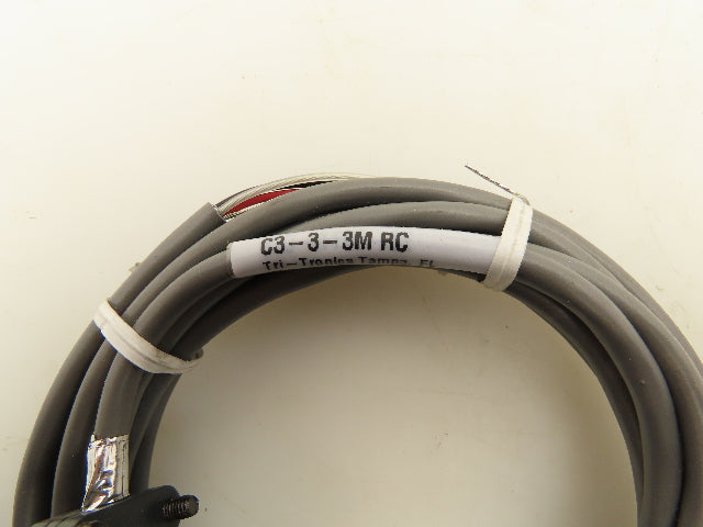 Tri-Tronics C3-3-3M RC 3M Cable Assembly 3 Pin 3 Conductor