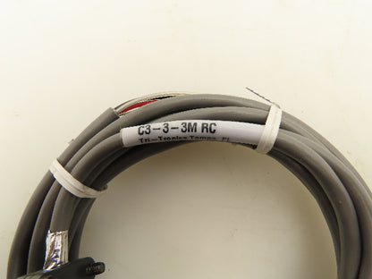 Tri-Tronics C3-3-3M RC 3M Cable Assembly 3 Pin 3 Conductor