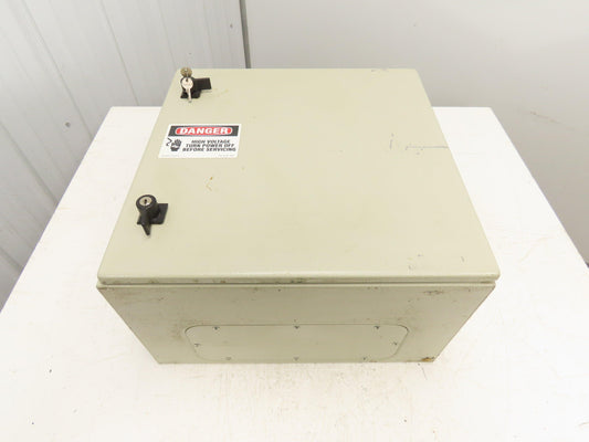 Rittal AE 1350 Electrical Enclosure 19-3/4 x 19-3/4 x 11"With Locks And Key