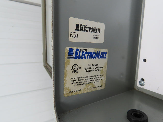 Rittal E1412CH Continuous Hinge Wall Mounted Enclosure 14 x 12 x 6"