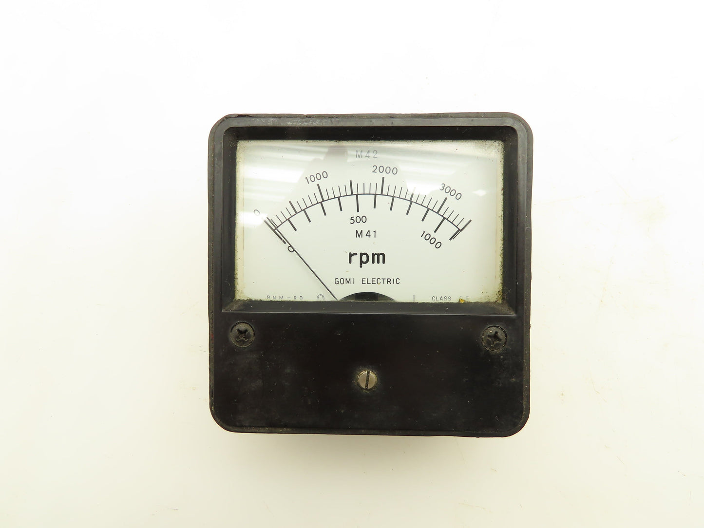 Gomi Electric RNM-80 M41 Panel Meter Gauge 0-3000 RPM  Lot of 3