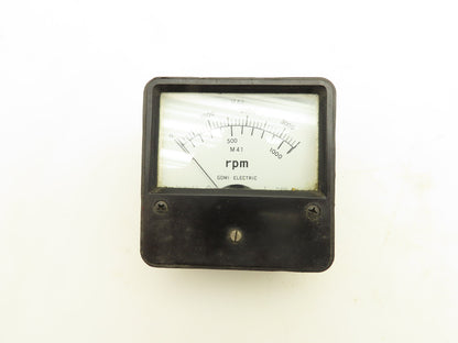 Gomi Electric RNM-80 M41 Panel Meter Gauge 0-3000 RPM  Lot of 3