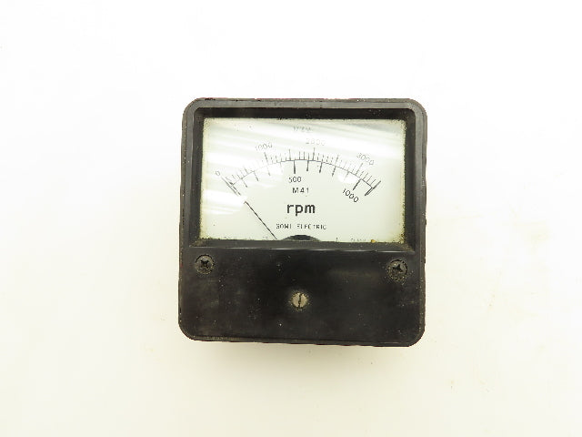 Gomi Electric RNM-80 M41 Panel Meter Gauge 0-3000 RPM  Lot of 3