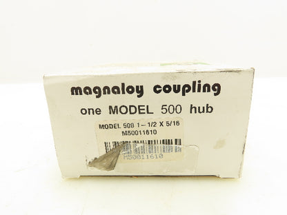 Magnaloy Coupling M50011610 Coupling Hub 1-1/2x5/16" Lot of 2