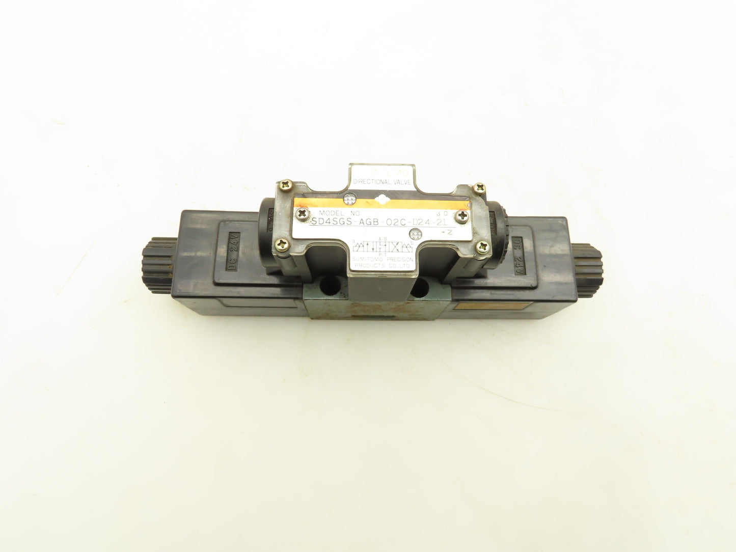 Sumitomo SD4SGS-AGB-02C-D24-21 Hydraulic Directional Solenoid Valve 24V Lot of 2