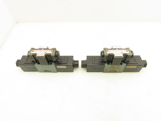 Sumitomo SD4SGS-AGB-02C-D24-21 Hydraulic Directional Solenoid Valve 24V Lot of 2