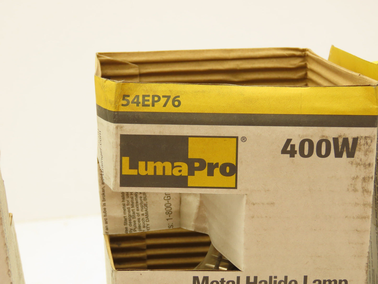 LumaPro 54EP76 Quartz Metal Halide HID Lamp Mogul Base ED28 400W Lot Of 3