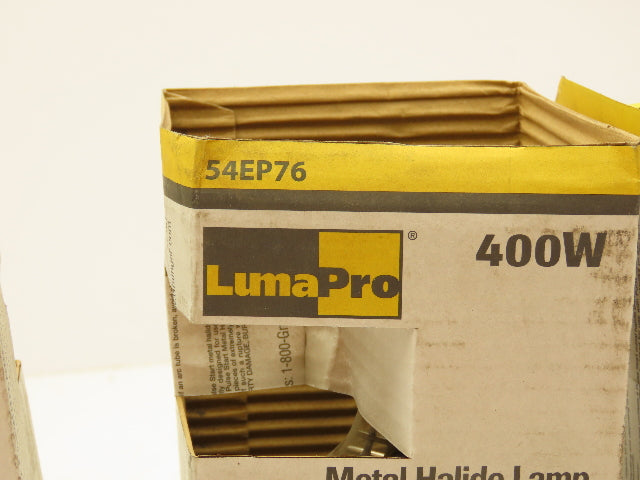 LumaPro 54EP76 Quartz Metal Halide HID Lamp Mogul Base ED28 400W Lot Of 3