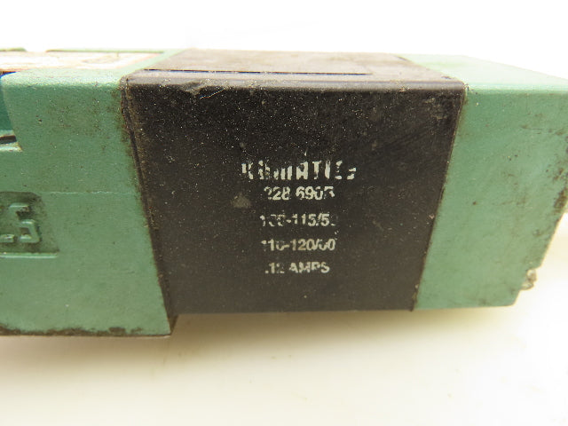 Numatics 152SA400K011Z30 MK15 Pneumatic Directional Solenoid Valve 120V Lot of 3