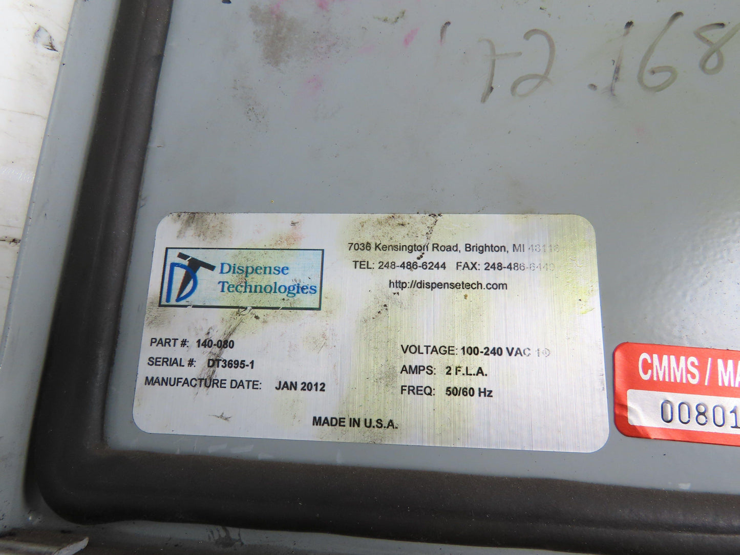 Dispense Technologies 140-080 Graco Pump Control Unit Module