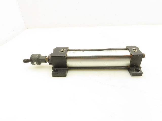 Numatics S2AK-05A1B-BAA2 Pneumatic Air Cylinder 1.5" Bore 5" Stroke Foot Mount