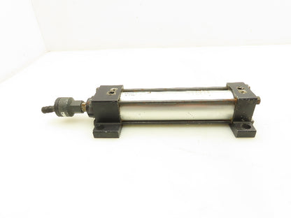 Numatics S2AK-05A1B-BAA2 Pneumatic Air Cylinder 1.5" Bore 5" Stroke Foot Mount