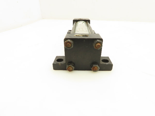 Numatics S2AK-05A1B-BAA2 Pneumatic Air Cylinder 1.5" Bore 5" Stroke Foot Mount