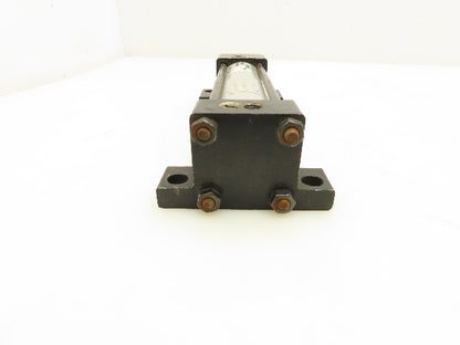 Numatics S2AK-05A1B-BAA2 Pneumatic Air Cylinder 1.5" Bore 5" Stroke Foot Mount