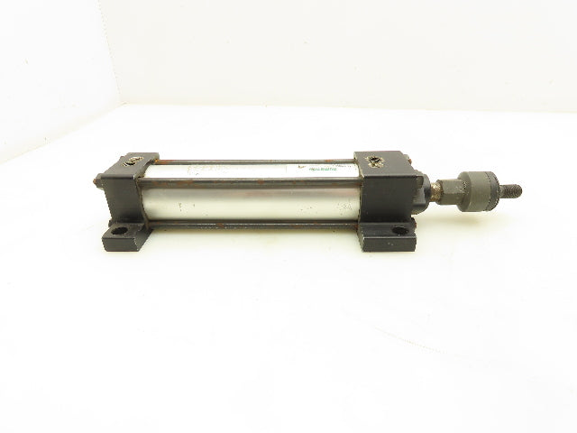 Numatics S2AK-05A1B-BAA2 Pneumatic Air Cylinder 1.5" Bore 5" Stroke Foot Mount