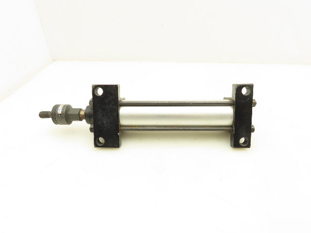 Numatics S2AK-05A1B-BAA2 Pneumatic Air Cylinder 1.5" Bore 5" Stroke Foot Mount