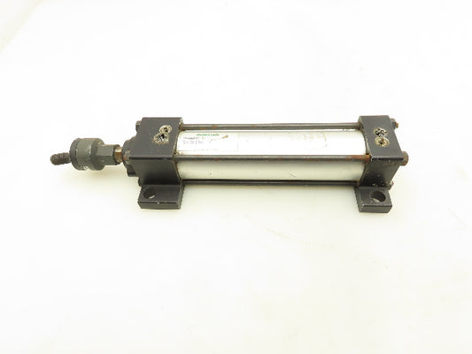 Numatics S2AK-05A1B-BAA2 Pneumatic Air Cylinder 1.5" Bore 5" Stroke Foot Mount