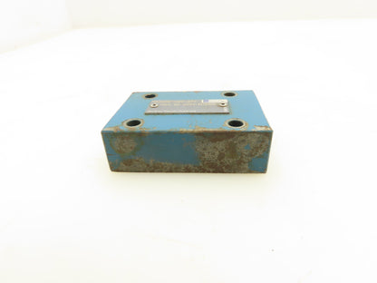 Bosch Rexroth HSA 06 A001-31/M00 Valve Cover Plate Size 6 Faceplate  Lot of 4