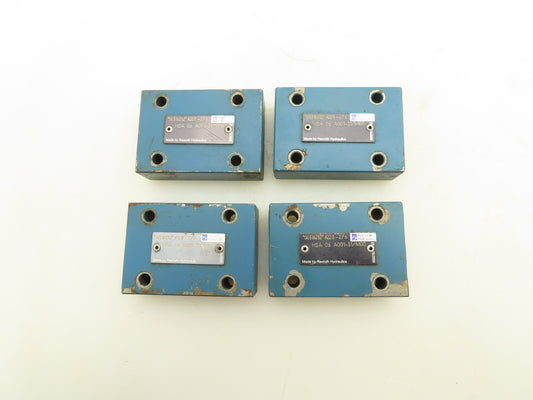 Bosch Rexroth HSA 06 A001-31/M00 Valve Cover Plate Size 6 Faceplate  Lot of 4
