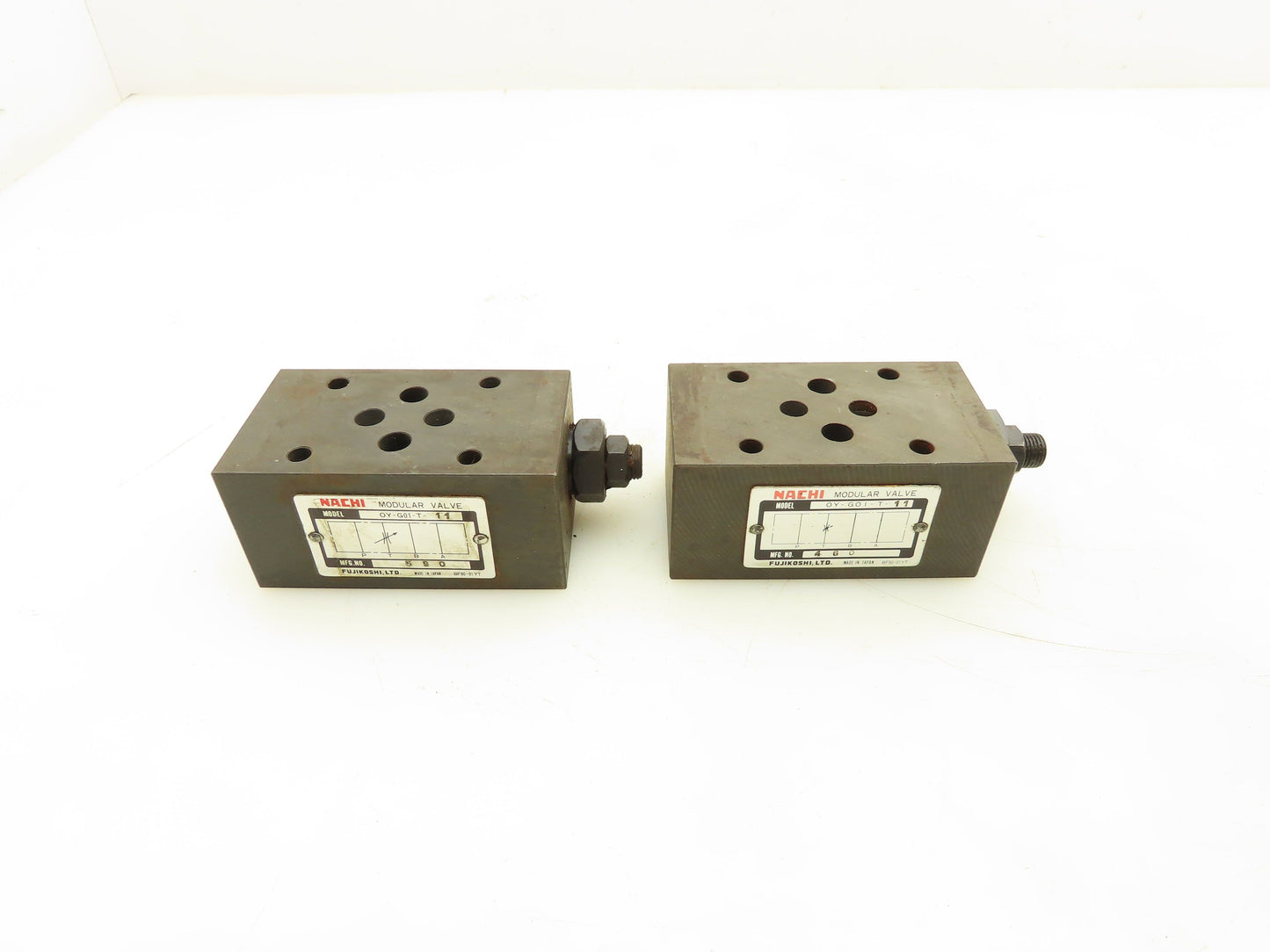 Nachi OY-G01-T-11 Modular Flow Control Valve  Lot of 2