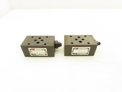 Nachi OY-G01-T-11 Modular Flow Control Valve  Lot of 2