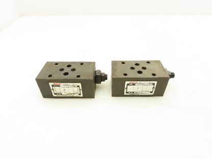 Nachi OY-G01-T-11 Modular Flow Control Valve  Lot of 2