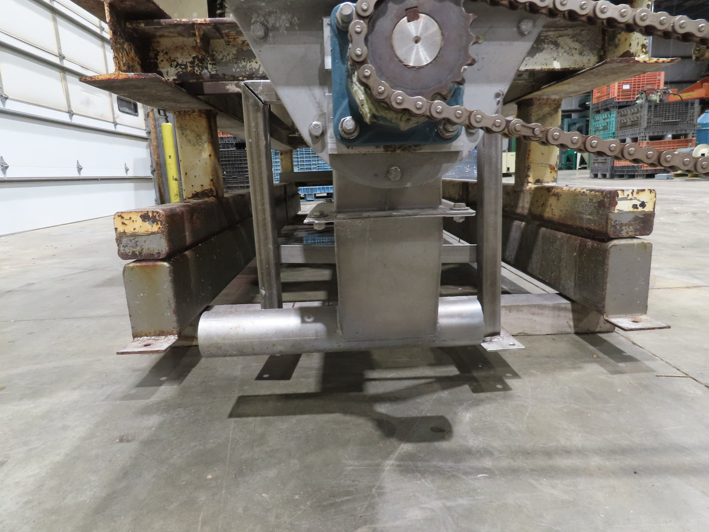 Stainless Steel Industrial Sifter 32" ID 5' Screen Marshmallow Tumbler 10' Auger
