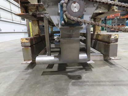 Stainless Steel Industrial Sifter 32" ID 5' Screen Marshmallow Tumbler 10' Auger