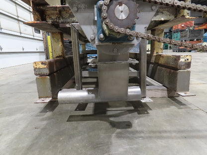 Stainless Steel Industrial Sifter 32" ID 5' Screen Marshmallow Tumbler 10' Auger