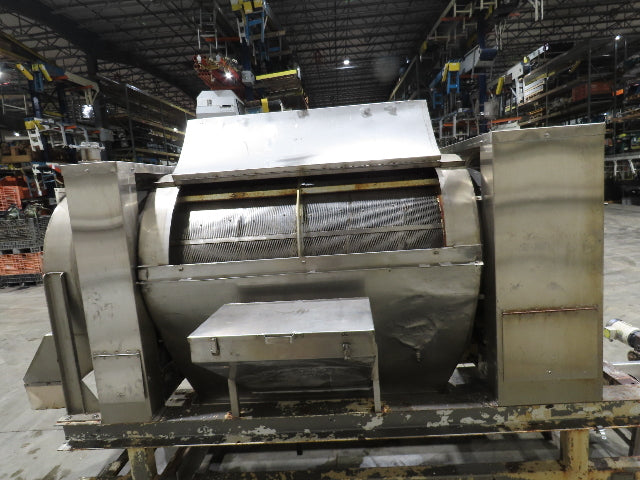 Stainless Steel Industrial Sifter 32" ID 5' Screen Marshmallow Tumbler 10' Auger