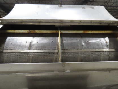 Stainless Steel Industrial Sifter 32" ID 5' Screen Marshmallow Tumbler 10' Auger