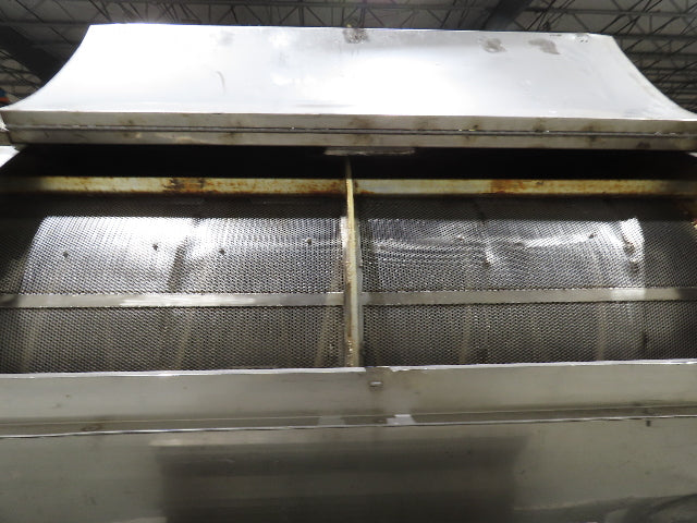 Stainless Steel Industrial Sifter 32" ID 5' Screen Marshmallow Tumbler 10' Auger