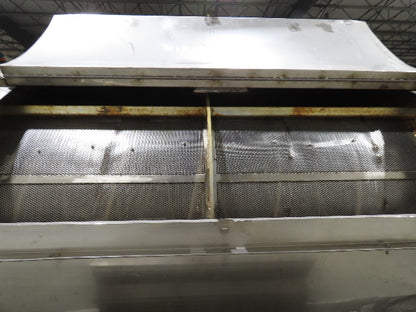 Stainless Steel Industrial Sifter 32" ID 5' Screen Marshmallow Tumbler 10' Auger